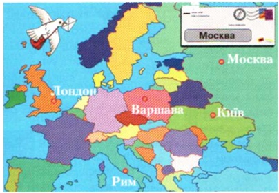 карта Європи