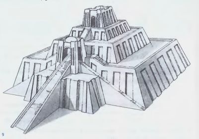3иккурат Этеменнигyру в Уре. XXI в. до н. э. Реконструкция
