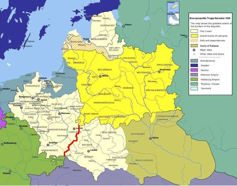 Карта Великого Князівства Руського