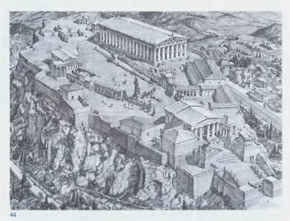 Акрополь. Афины. V в. до н. э. Реконструкция