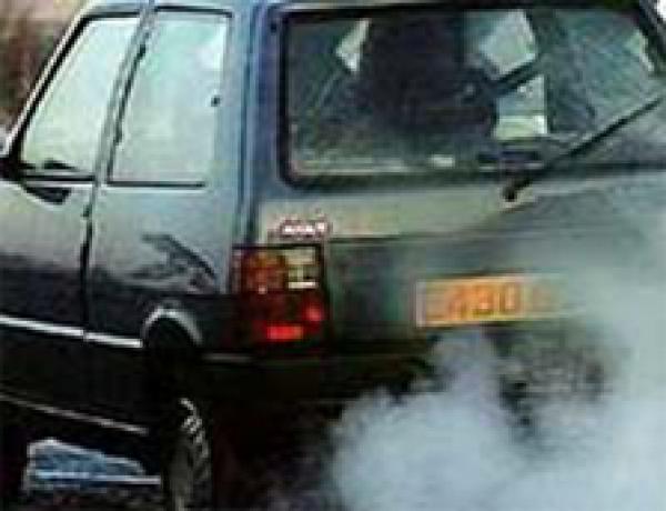 Рис. 112. Загрязнение воздуха городов автомобильным транспортом и промышленными предприятиями