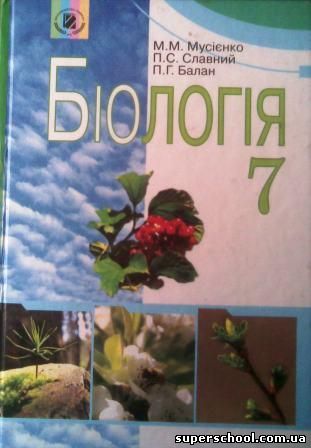 Біологія. 7 клас