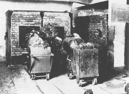 Печі крематорію на території концтабору Освенцим