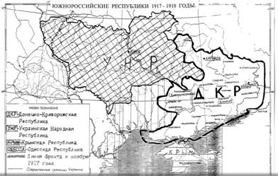 Карта повоєнної України