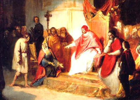 Зустріч Генріха IV і Папи Римського Григорія VII