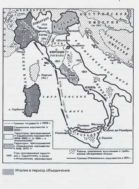 Италия в период объединения
