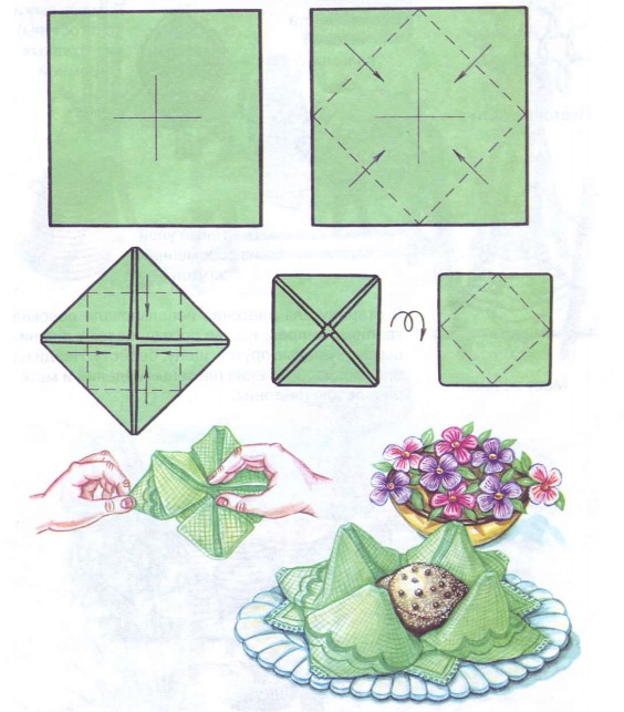 оригами, лилия