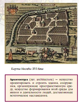 Карта Москвы XVI в.