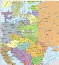 Зміни територій у після воєнній Європі