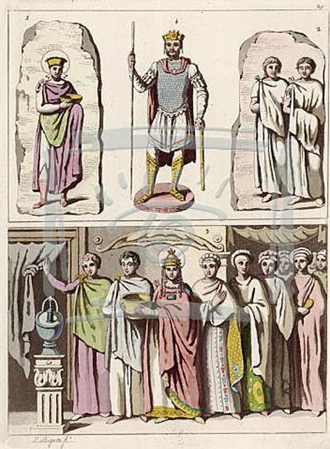 Імператор Юстиніан з Феодорою