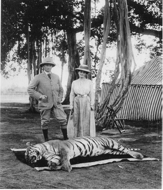 лорд Керзон, полювання на тигрів