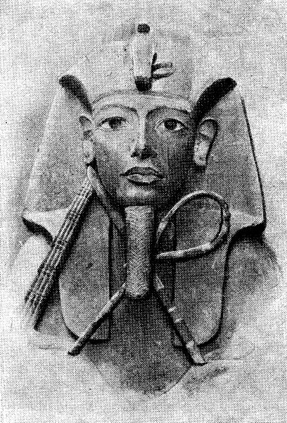Голова кришки саркофага Рамзеса II