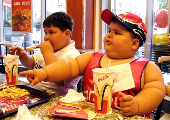 Детское ожирение. фото