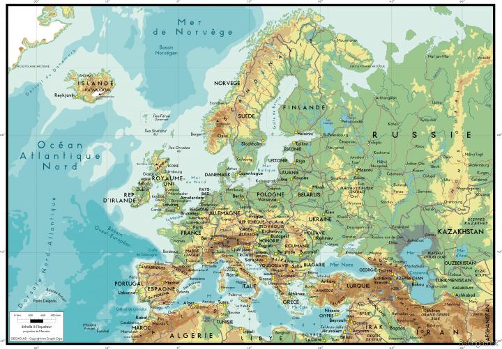 європа карта
