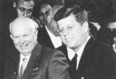 Микита Хрущов і Джон Кеннеді після Карибської кризи. 1962 р.