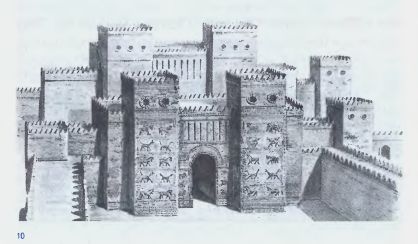 Ворота богини Иштар в Вавилоне. VI в. до н. э. Реконструкция