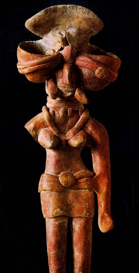 Богиня-мать. III тыс. до н.э. Из Мохенджо-Даро. Терракота