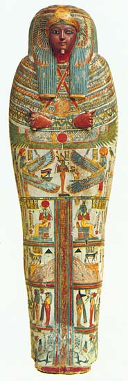 Саркофаг. Ок. IX-VIII вв. до н.э. Из Фив. Хранится в Британском музее, Лондон, Великобритания